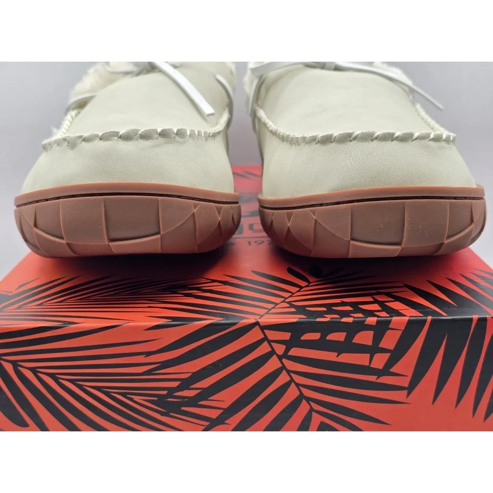 Flojos Unisex Gracias‎ Slipper Slip-Ons Shoes Ivory/Gum Size M13/W14 SLP1105 NEW - Picture 3 of 13